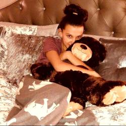 عکس پروفایل دخترونه با خرس عروسکی